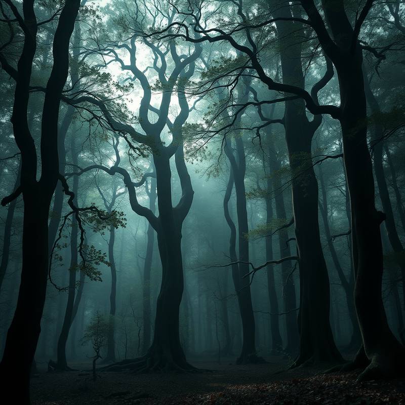 Description détaillée du lieu de tournage: Une forêt dense et mystérieuse en Bretagne, avec des arbres centenaires et une atmosphère envoûtante. Idéale pour les films fantastiques et les contes de fées.