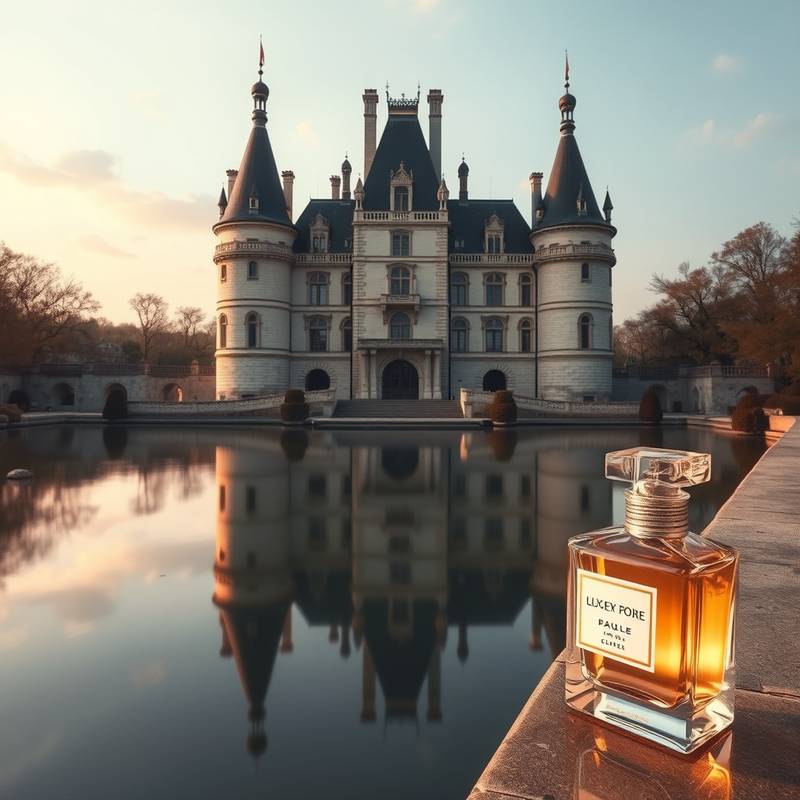 Description détaillée du projet: Publicité pour une marque de parfum de luxe, tournée dans un château de la Loire avec une ambiance élégante et sophistiquée.