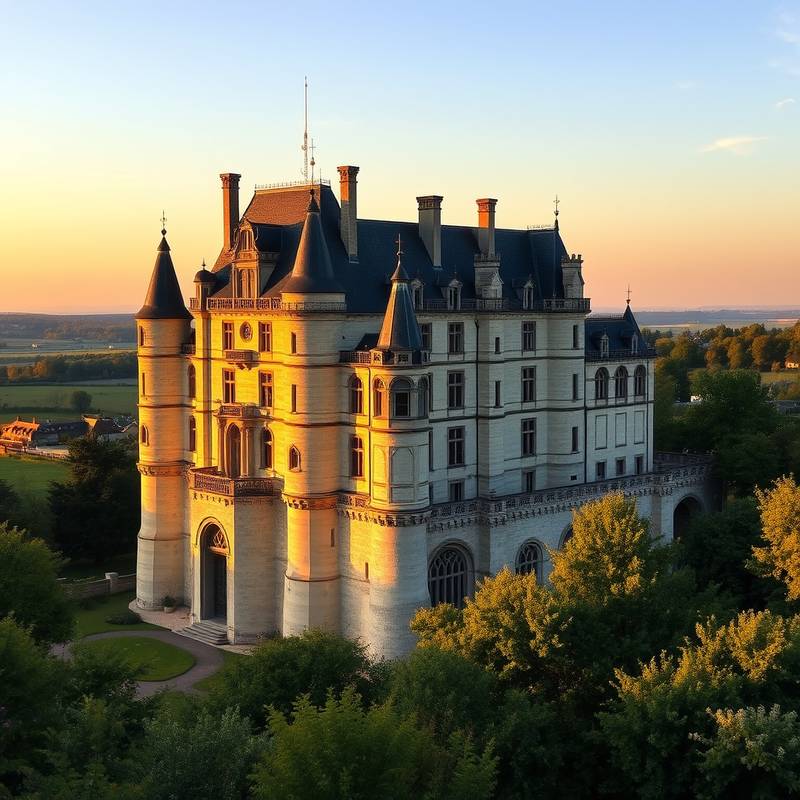 Résumé de l'article de blog : Tourner dans les Châteaux de la Loire : Un voyage à travers l'histoire et la grandeur.